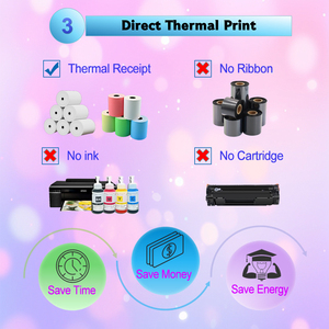 Aixw Mini nhận máy in nhiệt cho Android & Tablet PC cho bluetooth in ấn với ứng dụng miễn phí & chương trình cho các Nhà Quản Lý Cửa Hàng - Product Image 4