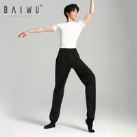 125312073 Baiwu hommes été mince travail tendance ample droite respirant pantalons de survêtement sport danse pantalon pantalon