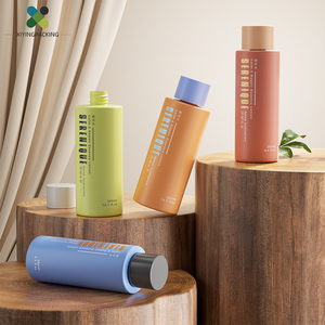 Bán Buôn Sang Trọng 250Ml Nhựa Rỗng Chai Dầu Gội Đầu 300Ml Mực Chai Frosted Trong Suốt Trắng Cơ Thể Rửa Bao Bì - Product Image 4