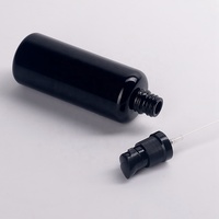 Flacon en verre ultra violet 10 ml 15 ml 30 ml 50 ml 100 ml, flacon cosmétique en verre noir avec pompe à bec, flacon en verre avec pompe à sérum