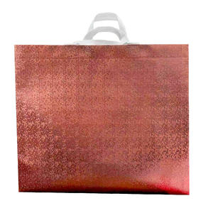 Bolso tejido de algodón en relieve de alta calidad respetuoso con el medio ambiente bolsa de compras suministro directo de fábrica - Product Image 6