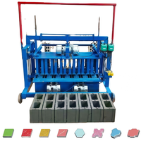 Best-seller en Inde, production multifonctionnelle de briques de différentes tailles, machine mobile de fabrication de briques en ciment