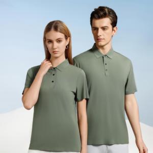 Camiseta de Golf de secado rápido para hombre con bordado de logotipo personalizado para polos, camisetas deportivas de punto, camiseta de uniforme de trabajo - Product Image 5