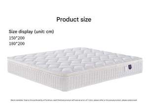 Chỉnh hình bộ nhớ Bọt Túi mùa xuân Nệm Nữ Hoàng Vua khách sạn giường vận chuyển phức tạp giá trị Sao Độ dày OEM mô hình ODM vừa - Product Image 6