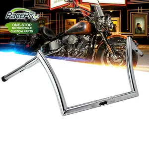 Racepro 10" 12" 14" 16" Steel Handlebar Motorcycle Handlebars Ape for Harley 2015-2020 Road Glide FLTRX/S 2016-2019 FLTRU