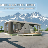 Casa Contenedor Modular Móvil de Diseño Moderno TongSong, Construcción Rápida, Prefabricada, Impermeable, Estructura de Acero Ligero, Uso Hotelero, 4 Años de Garantía