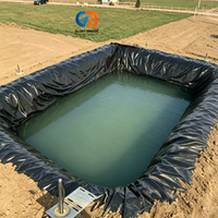 Géomembrane HDPE lisse anti-infiltration pratique pour la construction, pour la prévention des infiltrations dans les barrages, les étangs et les bassins piscicoles, matériaux EPDM/EVA
