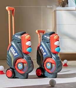 Cross-Border Trolley Golf Toy Club Set Jeux de sport d'intérieur et d'extérieur - Product Image 4