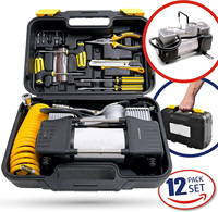 Tire Inflator Portable Air Compressor with Tire Repair Kit