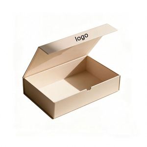 Factory Direct Customizable Free Design Beige Gray Board <b>Gift</b> <b>Box</b> Sleek Ideal for Apparel Beauty Packaging - Product Image 2