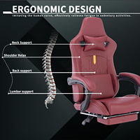 Confortable nouveau Style Pu chaise de jeu ergonomique inclinable expérience réglable 180 degrés bureau pivotant chaise de bureau