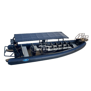 Bateau semi-rigide en aluminium Haide CE Luxury Patrol DL960 de 32 pieds, bateau pneumatique, bateau de pêche - Product Image 2