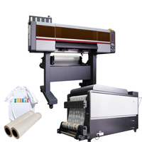 Printer Inkjet DTF Qinyu Otomatis Baru 60cm Dual Head I3200 dengan Tinta Berbasis Air untuk Pencetakan Film PET dan Kaos