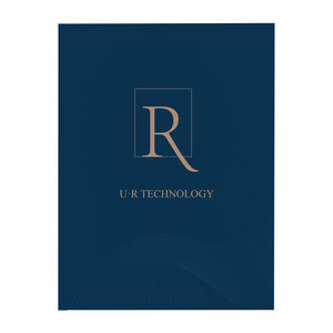 Tùy chỉnh thiết kế logo UV in với hai túi Cá nhân hóa trường kinh doanh trình bày tài liệu giấy tập tin thư mục - Product Image 3