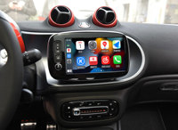 Carplay pour Mercedes Benz Smart 2015 2016 2017 2018 2019 Système Linux Autoradio 8 pouces Tableau de bord Lecteur DVD de voiture Navigation GPS