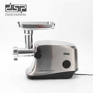 DSP Turbo Force 3000, Nueva Picadora de Carne de Acero Inoxidable de Grado Alimenticio, Embutidora de Salchichas Eléctrica, 500 kg/h, Monofásica, CA 220V - Product Image 2