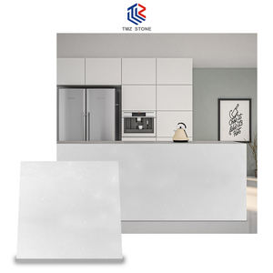 Plans de travail en quartz TMZ, design moderne, quartz artificiel 4040Yukon, grande dalle pour la décoration intérieure des hôtels, 3D inclus - Product Image 4