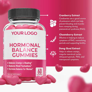 Gomitas Veganas Orgánicas Certificadas Halal para el Apoyo Hormonal Natural en Mujeres y Adultas, Calma Emocional, Equilibrio Hormonal, Extracto de Arándano - Product Image 4