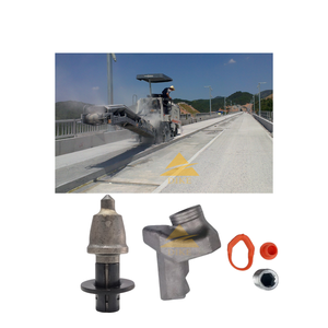 Koiho Better Carbure de tungstène Pièces de machines de construction en acier Carbure de tungstène Planification routière Dents de coupe W6 20x Choix de fraisage - Product Image 3