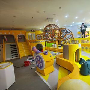 Château jaune personnalisé thème Soft Play Center enfants commercial équipement de terrain de jeu intérieur pour <span class=keywords><strong>parc</strong></span> d'attractions pour enfants - Product Image 5