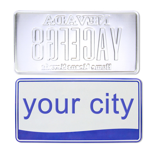 Autocollant de numéro de véhicule britannique et américain personnalisé le moins cher Plaque d'<span class=keywords><strong>immatriculation</strong></span> de voiture Souvenir de plaque d'<span class=keywords><strong>immatriculation</strong></span> de voiture - Product Image 2