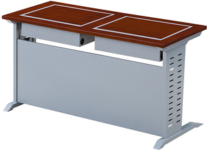 Modern Classroom Flip Top Lockable LCD <strong>Desk</strong> Table Electric Desktop <strong>Flipper</strong> with Front Screen Display Paperless Office Design - Product Image 4