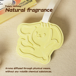 Adorable colgante de yeso con forma de cachorro para aromaterapia, regalo creativo para coche, incienso colgante para armario, pieza de yeso aromático, regalo al por mayor - Product Image 4