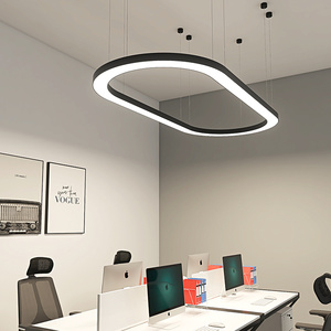 Lustre <span class=keywords><strong>moderne</strong></span> Phube Lighting, profil ovale long, luxe, ovale, doré, luminaire suspendu, <span class=keywords><strong>salle</strong></span> <span class=keywords><strong>à</strong></span> <span class=keywords><strong>manger</strong></span> - Product Image 2