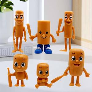 JM <span class=keywords><strong>Hot</strong></span> Tung Tungtung Sahur Figurine d'Anime, Modèle de Collection, Poupée, Cadeau, Figurine d'Anime - Product Image 5