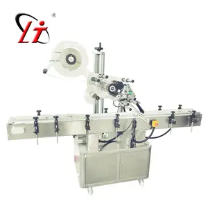 LT-300 Full automatic paper box scratch card plastic bag adhesive sticker flat labeling machine applicator