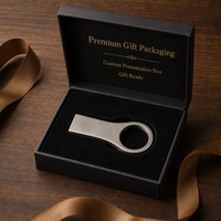 Clé USB miniature ultra-compacte en métal avec logo personnalisé, 16 Go, 32 Go, 64 Go, vente en gros, cadeau promotionnel