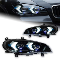 Faro delantero automático para BMW X5 E70 2007-2013, actualización láser, Plug and Play, D2H universal, DRL, señal de giro, luz de carretera