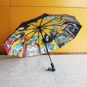 Parapluie de protection solaire One Piece avec 10 personnages : <span class=keywords><strong>Luffy</strong></span>, Zoro, <span class=keywords><strong>Nami</strong></span>, <span class=keywords><strong>Chopper</strong></span> - Product Image 5