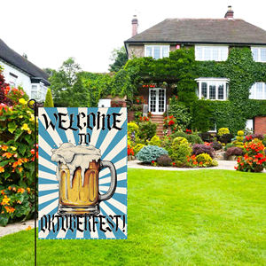 12x18 дюймов Октоберфест льняной Садовый флаг для украшения сада - Product Image 4