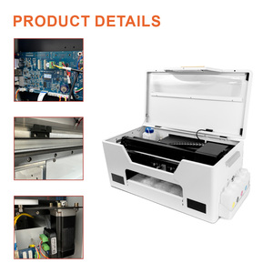 Lindo Ensemble complet de machine d'impression par transfert textile personnalisée avec secoueur de poudre, sécheur et rouleau A3, tête simple XP600, pour impression de tubes et de factures - Product Image 2