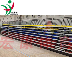 Alta calidad eléctrica telescópica tribuna gradas asiento retráctil estadio silla para la venta - Product Image 5