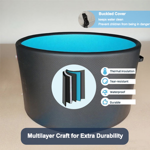 Tùy chỉnh xách tay dwf <span class=keywords><strong>Inflatable</strong></span> nước hồ bơi thả khâu VảI Hồ bơi cho người lớn gia đình sử dụng kích thước lớn sâu thổi lên hồ bơi - Product Image 2