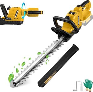 Tondeuses à haies sans fil avec moteur sans balais |   Tondeuse à haies électrique 180 °   Tête rotative, espacement des lames de 2/3'', Cadeaux - Product Image 1