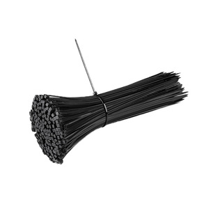 Attaches-câbles en nylon autobloquants noirs 3792 pour le regroupement et l'organisation des fils - Product Image 1