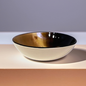 Tazón de Lacado Artesanal Ecológico, Elegante Estilo Cuerno, Arte Popular, Tazón para Ensalada, Personalizado, Orgánico, Natural, Pulido a Mano - Product Image 4