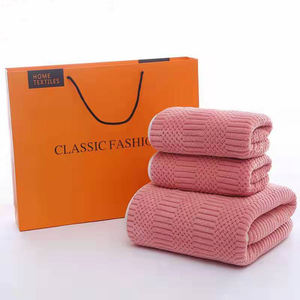 Lot <span class=keywords><strong>de</strong></span> serviettes <span class=keywords><strong>de</strong></span> <span class=keywords><strong>bain</strong></span> <span class=keywords><strong>de</strong></span> luxe en microfibre, doux et absorbant, grande taille, en polaire corail, pour adultes, idéal comme cadeau, vente en gros usine - Product Image 2