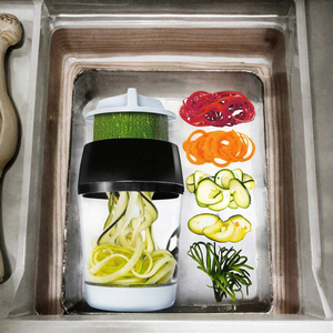 Wholesale ZES 3-in-1 Adjustable Stainless Steel <b>Vegetable</b> Spiralizer <b>Fruit</b> and <b>Tools</b> for Easy Slicing Metal <b>Tool</b> - Product Image 3