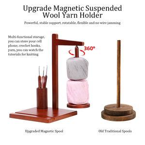 New Arrival Functional Magnetic <strong>Wool</strong> Yarn <strong>Holder</strong> for Home Decoration <strong>Knitting</strong> Helper and Yarn Storage - Product Image 3
