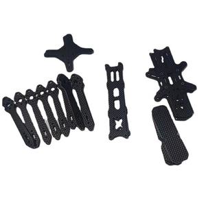 Placa de Fibra de Carbono Mecanizada por Láser Personalizada para Accesorios de Modelos de Aeronaves y UAV, Acabado Brillante y Mate, Marca Welltop - Product Image 4