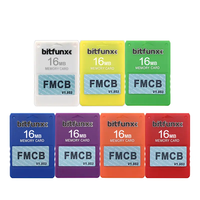 Kartu memori Retro warna-warni, kartu memori McBoot 8MB untuk PS2 FMCB, kartu memori FMCB V1.953