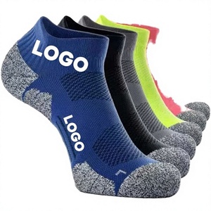 Custom Unisex Ankle <b>Socks</b> Knitted Spandex <b>Polyester</b> Breathable Running Sport <b>Socks</b> for Adults Summer Solid Color Design - Product Image 3
