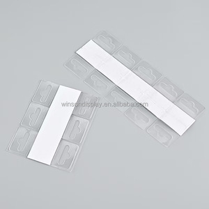 โรงงานผลิตแท็บแขวนแบบติดกาวในตัว ขายส่งแท็บพลาสติกแบบพับได้สำหรับร้านค้าปลีก - Product Image 3