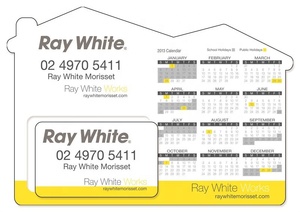 Custom Printed Refrigerator <strong>Magnet</strong> Paper House Shaped <strong>Fridge</strong> <strong>Magnet</strong> With DL Carton New Year Medium Contemporary Cmyk Support - Product Image 3