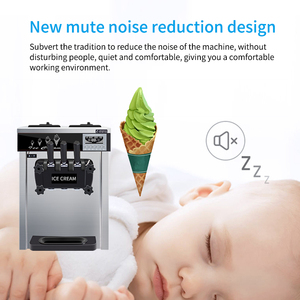 Thương mại tự động 3 hương vị Máy làm kem giá rẻ mềm phục vụ máy làm kem - Product Image 5