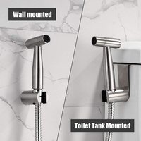 Ensemble de pulvérisateur de bidet portable pour toilettes, design moderne, avec support de livraison depuis un entrepôt américain pour une utilisation en salle de bain
